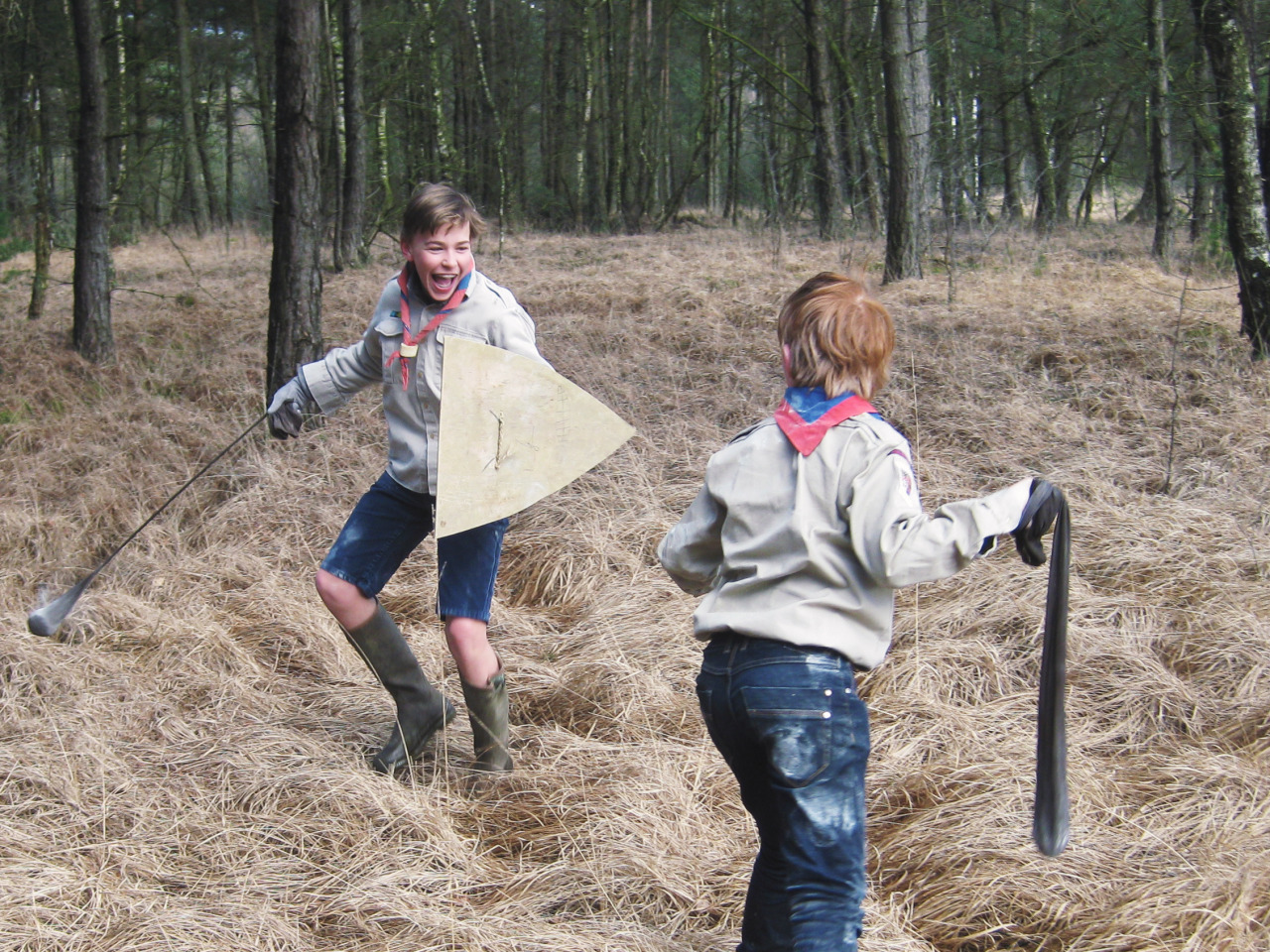 Les classiques: farine fight à La Troupe